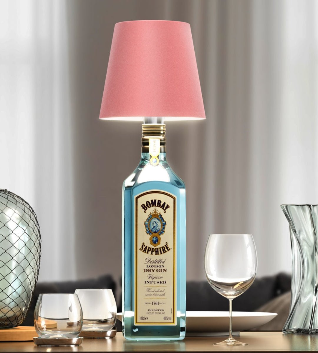 LuminaBottle | Luxe Oplaadbare Fleslamp – Warm LED Licht & USB-C Verlichting in Stijlvol Design