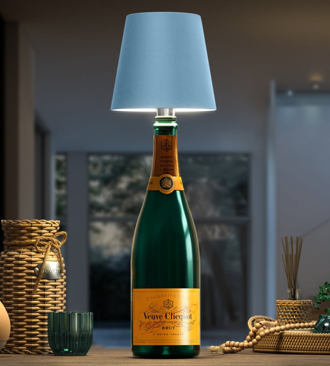 LuminaBottle | Luxe Oplaadbare Fleslamp – Warm LED Licht & USB-C Verlichting in Stijlvol Design