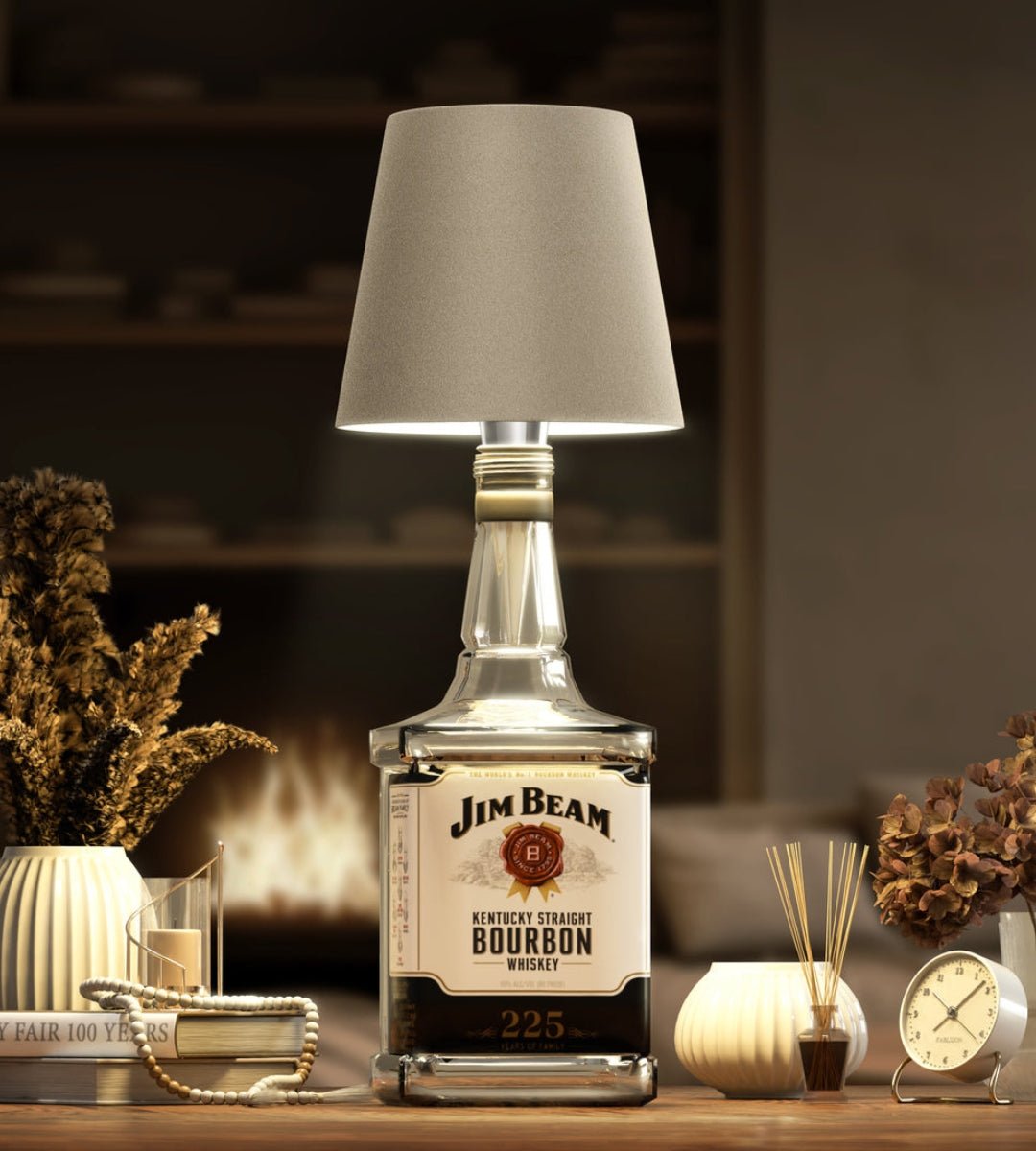 LuminaBottle | Luxe Oplaadbare Fleslamp – Warm LED Licht & USB-C Verlichting in Stijlvol Design