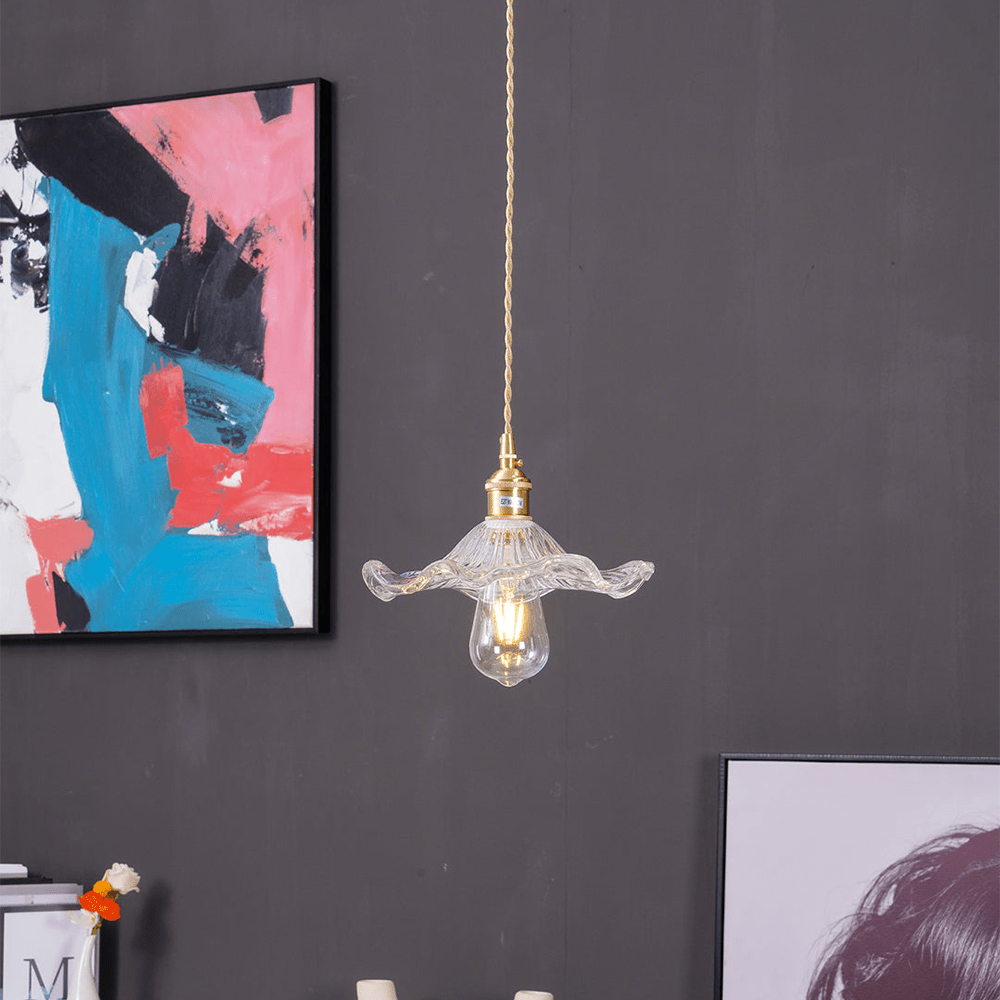 HibeaBloom™ | Hibiscusvormige Hanglamp – Sfeervolle Bloemlamp voor Natuur- en Designliefhebbers