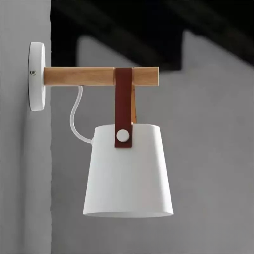 Norava | Houten LED Wandlamp – Warm Licht & Modern Minimalistisch Design voor Elke Ruimte