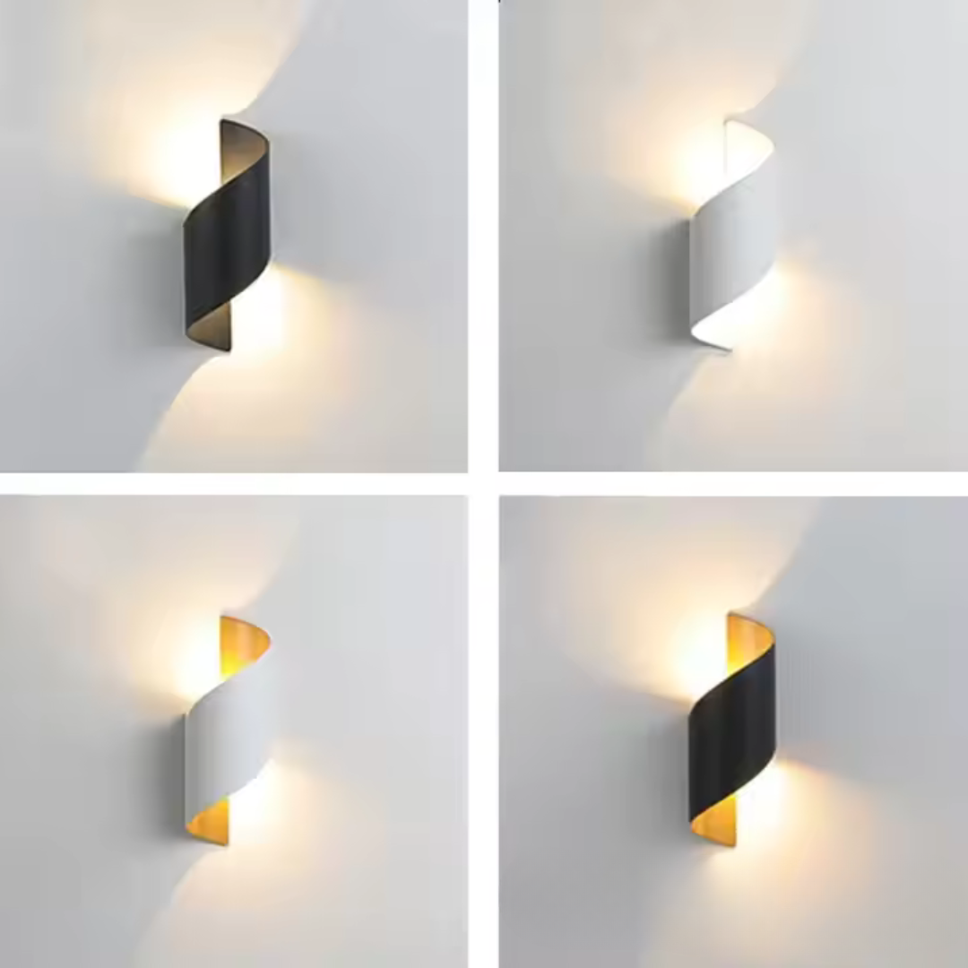 MilaGlow | Moderne LED Wandlamp – Organisch Design met Sculpturaal Licht & Warmte