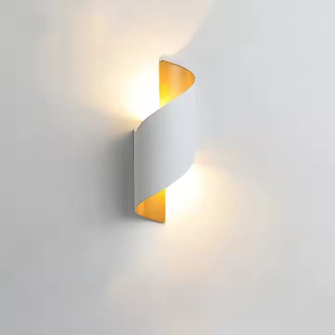 MilaGlow | Moderne LED Wandlamp – Organisch Design met Sculpturaal Licht & Warmte