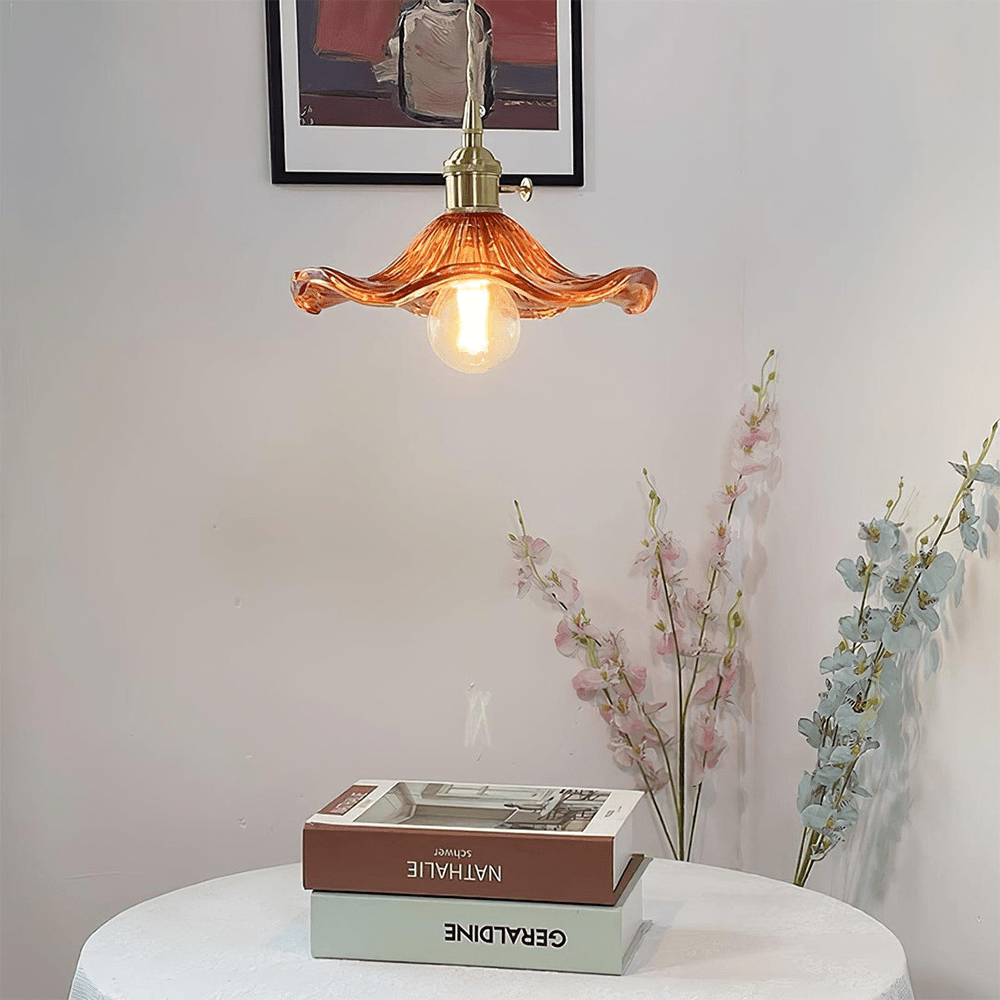 HibeaBloom™ | Hibiscusvormige Hanglamp – Sfeervolle Bloemlamp voor Natuur- en Designliefhebbers