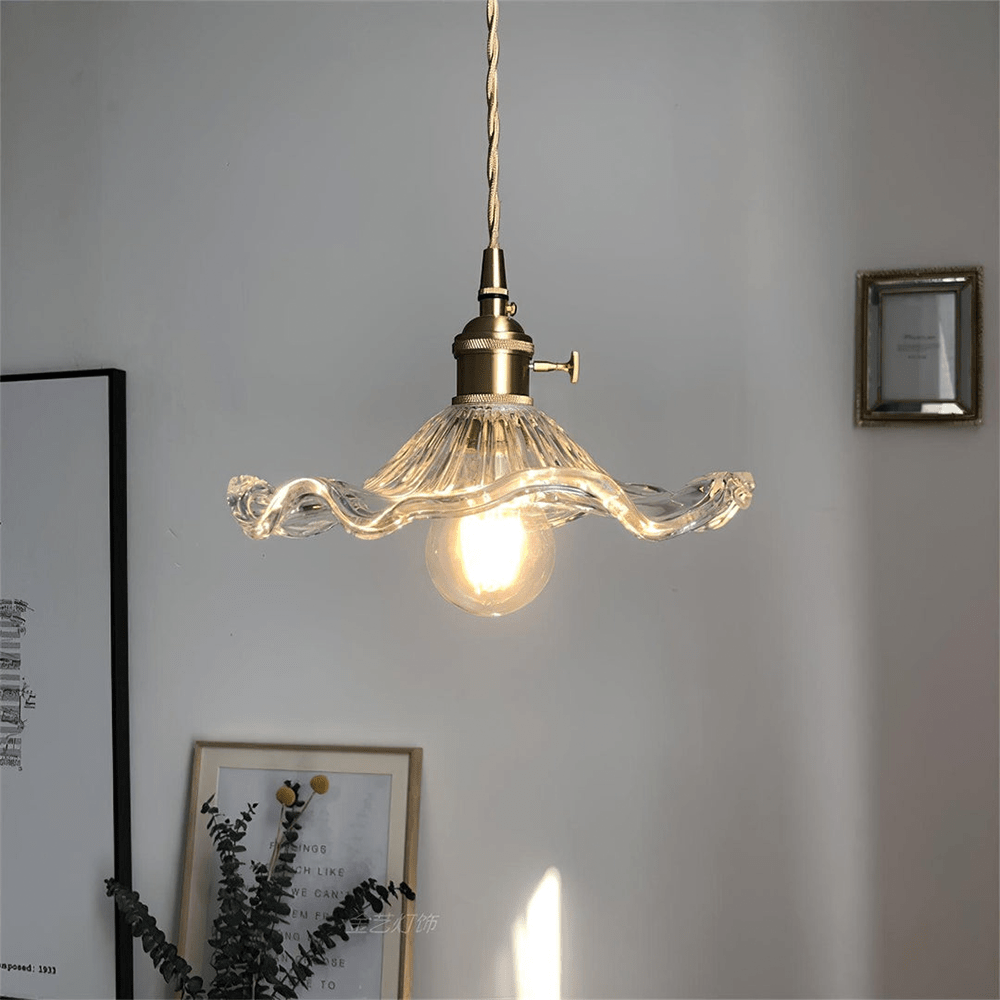 HibeaBloom™ | Hibiscusvormige Hanglamp – Sfeervolle Bloemlamp voor Natuur- en Designliefhebbers