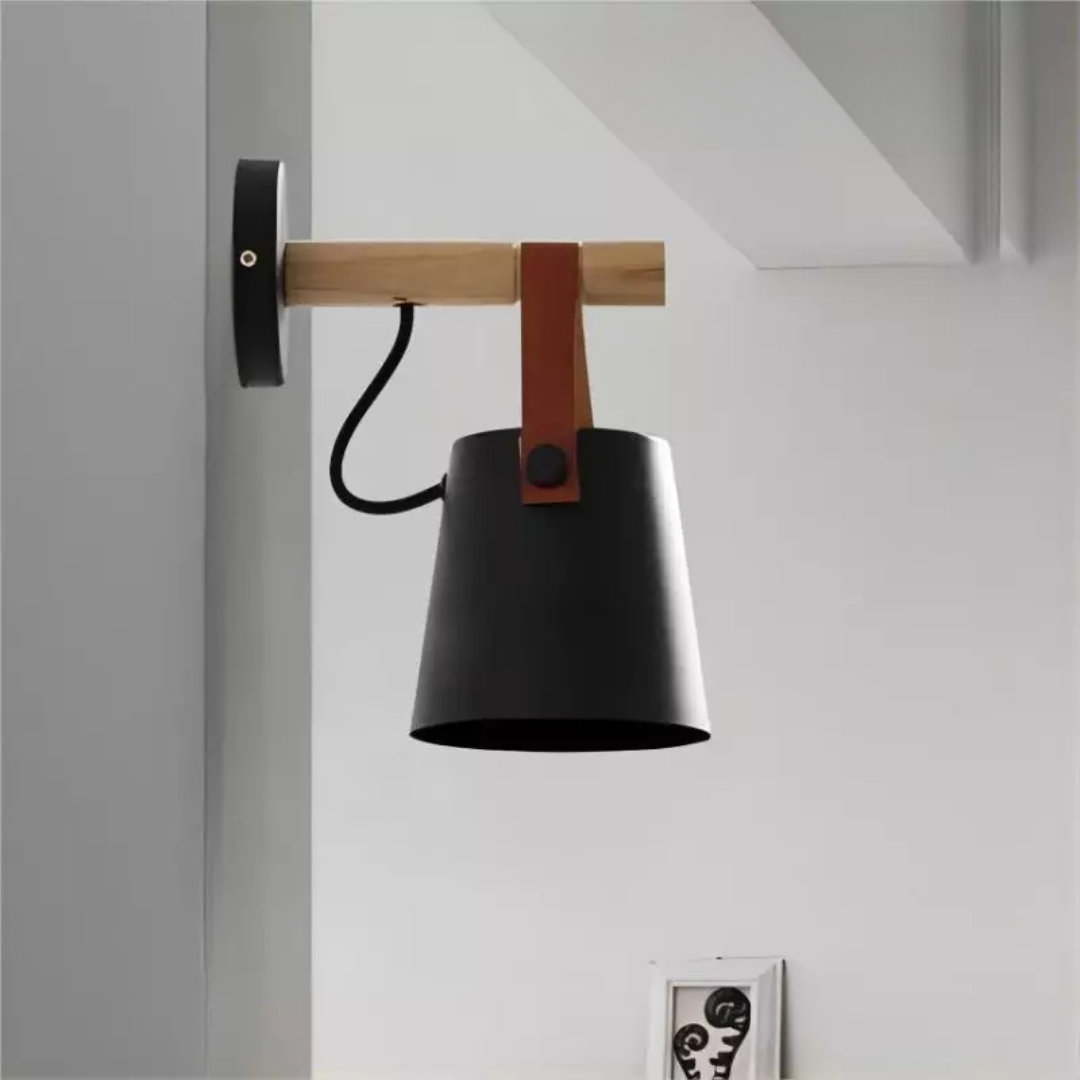 Norava | Houten LED Wandlamp – Warm Licht & Modern Minimalistisch Design voor Elke Ruimte