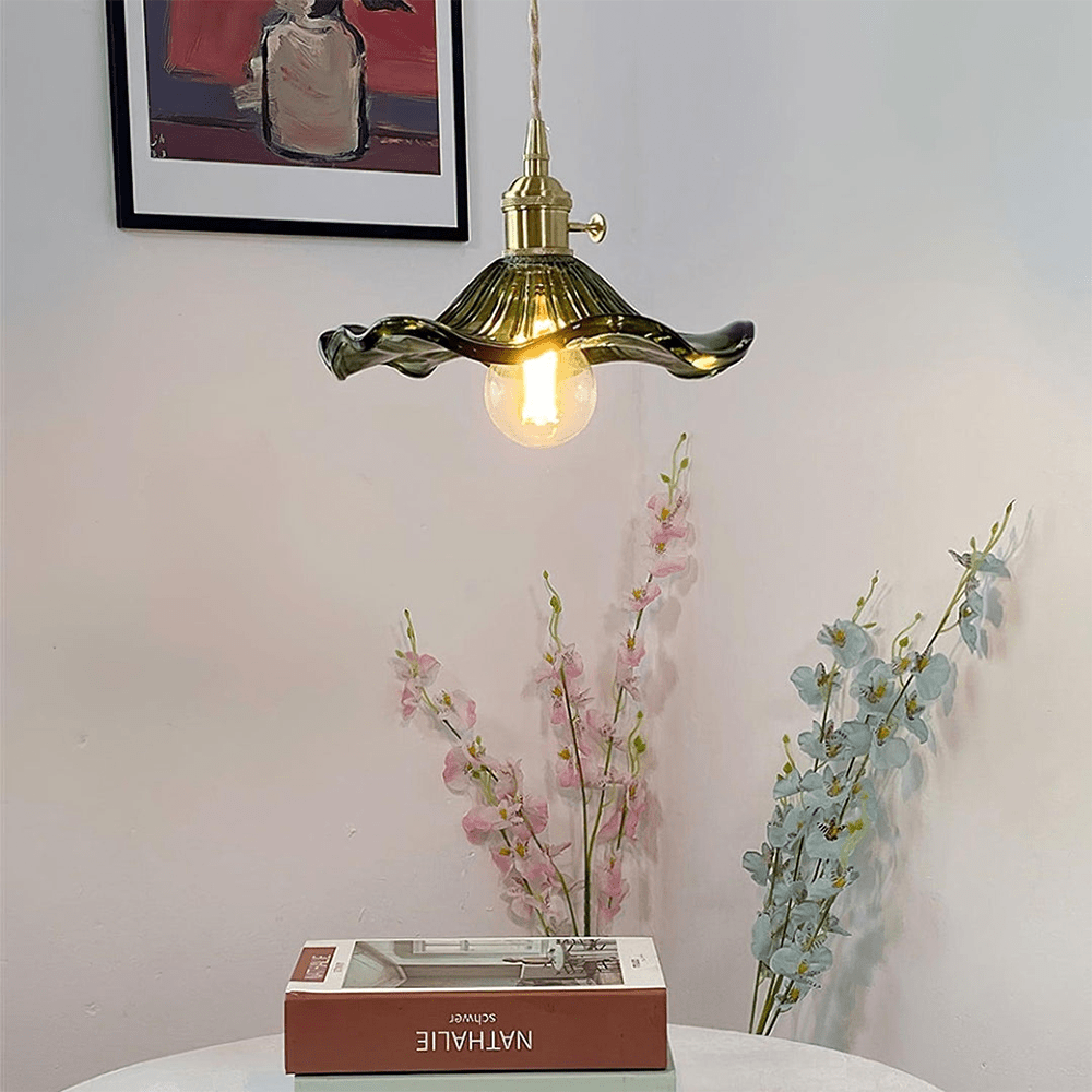 HibeaBloom™ | Hibiscusvormige Hanglamp – Sfeervolle Bloemlamp voor Natuur- en Designliefhebbers