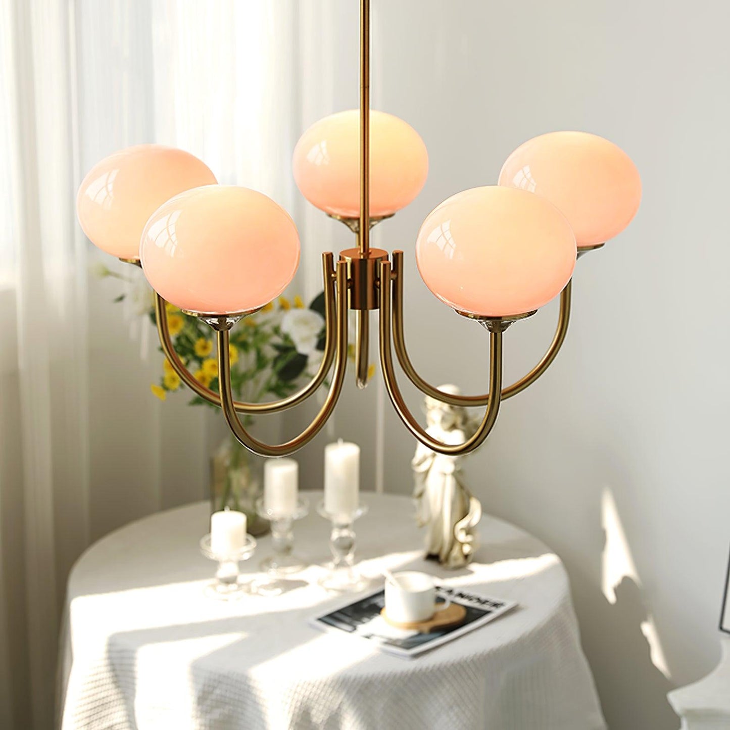Lunamelt™ | Moderne Kroonluchter met Organische Vormen – Statement Verlichting voor Luxe Interieurs
