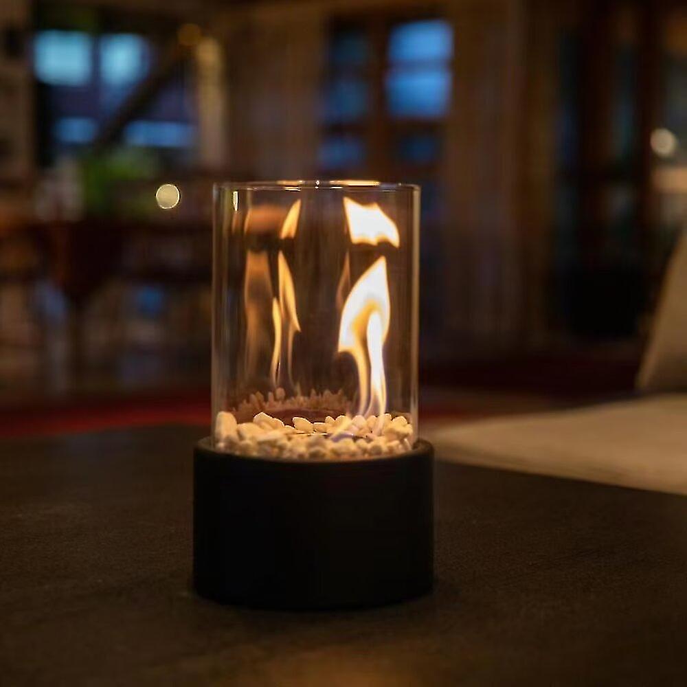 Flamora™ | Sfeervolle Olie Tafelhaard met Echt Vuur – Voor Avonden vol Warmte en Stijl