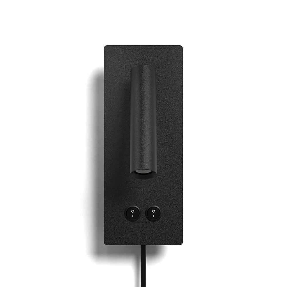 Lunavo | LED Wandlamp met Flexibele Leesarm – USB & Hardwired of Plug-in Bedverlichting