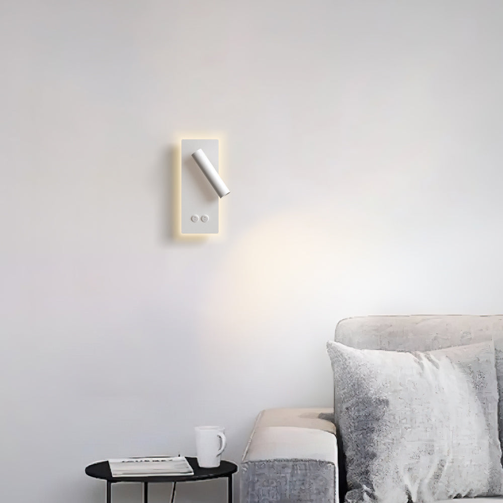 Lunavo | LED Wandlamp met Flexibele Leesarm – USB & Hardwired of Plug-in Bedverlichting
