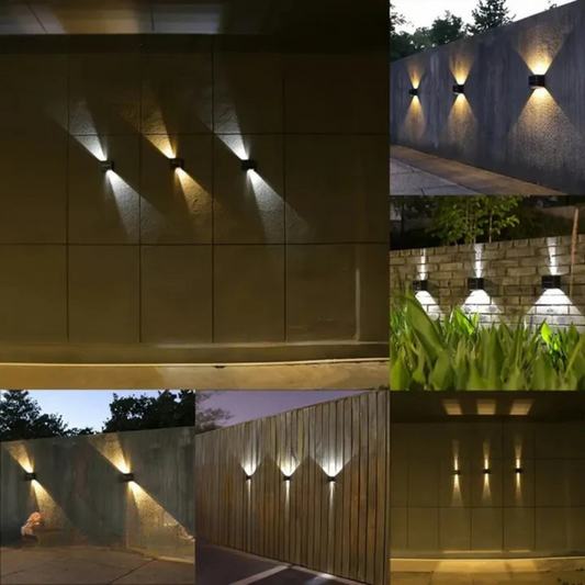 Lucas - Waterdichte Zonne-energie Wandlamp voor Tuin & Balkon