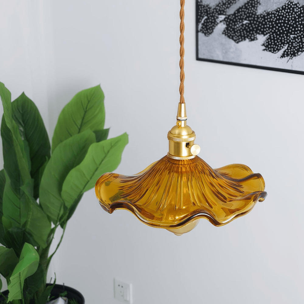 HibeaBloom™ | Hibiscusvormige Hanglamp – Sfeervolle Bloemlamp voor Natuur- en Designliefhebbers