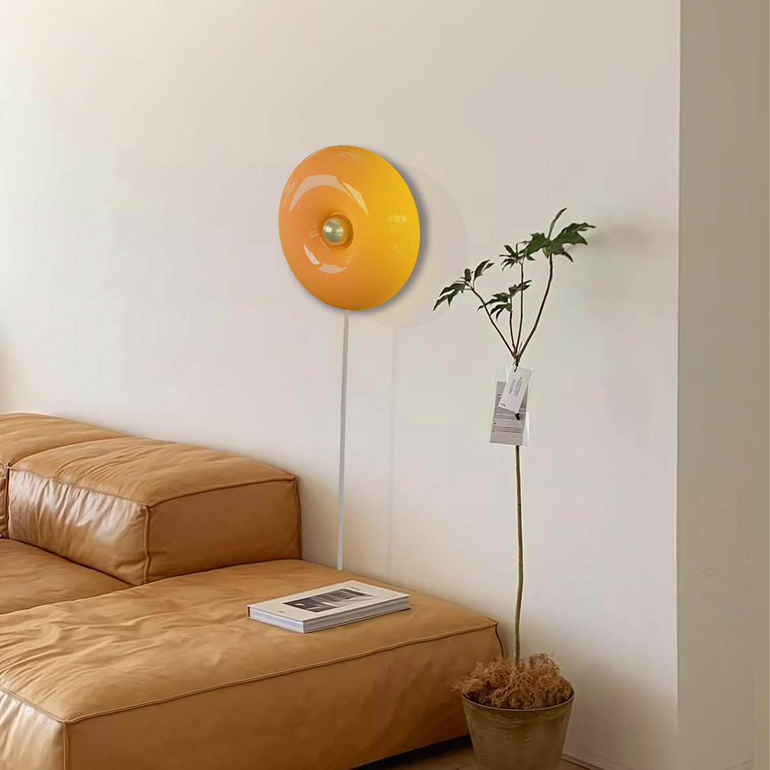 Thom - Elegante glazen wandlamp en tafellamp met LED