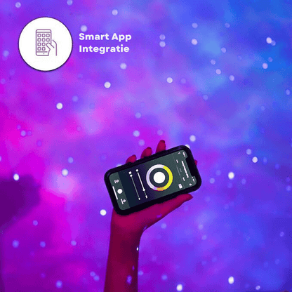 CosmiGlow | Galaxy Projector met Sterrenhemel & Kleureffecten – Draaibare 360° Lichtshow voor Slaapkamer of Relaxruimte