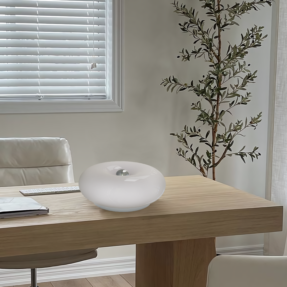 Thom - Elegante glazen wandlamp en tafellamp met LED