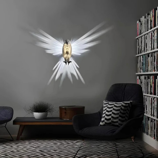 Prey - Wandlamp met Adelaar- en Uilendesign