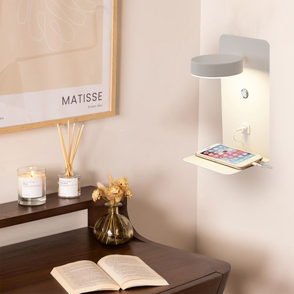 Kaye - Dimbare LED Wandlamp met USB-oplader
