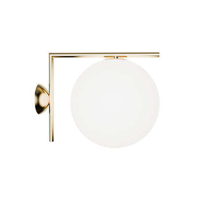 Opalune | Melkglazen Wandlamp – Opaal Bol in Messing, Zwart of Chroom voor Luxe Interieurs