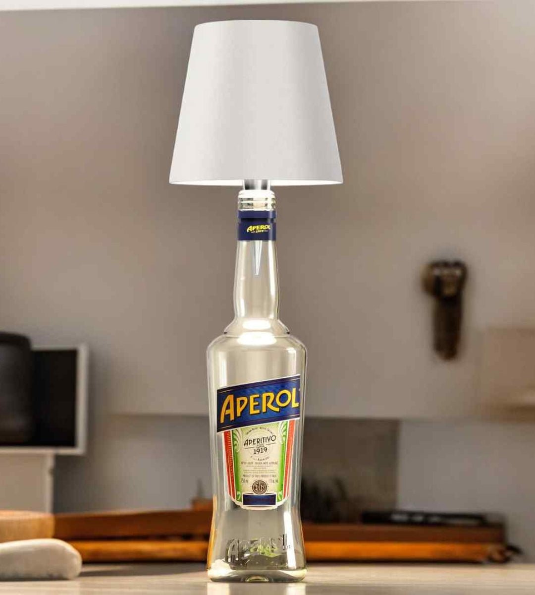 LuminaBottle | Luxe Oplaadbare Fleslamp – Warm LED Licht & USB-C Verlichting in Stijlvol Design