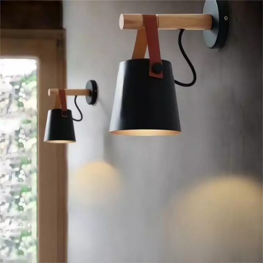 Norava™ | Houten LED Wandlamp – Warm Licht & Modern Minimalistisch Design voor Elke Ruimte