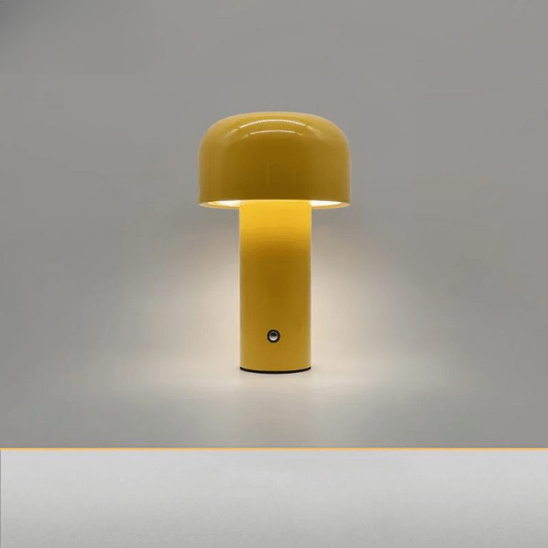 LumiShroom | Retro Paddenstoellamp met LED – Dimbare Tafellamp voor Warm en Gezellig Licht