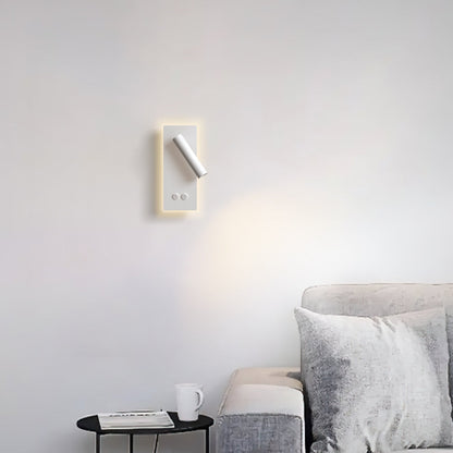 Lunavo | LED Wandlamp met Flexibele Leesarm – USB & Hardwired of Plug-in Bedverlichting