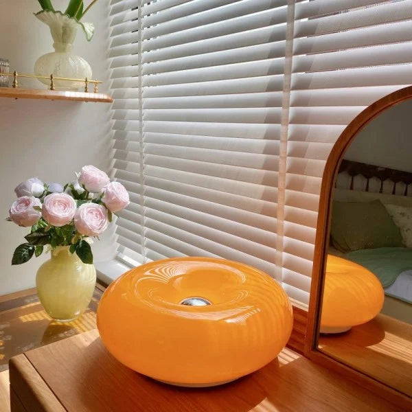 Thom - Elegante glazen wandlamp en tafellamp met LED