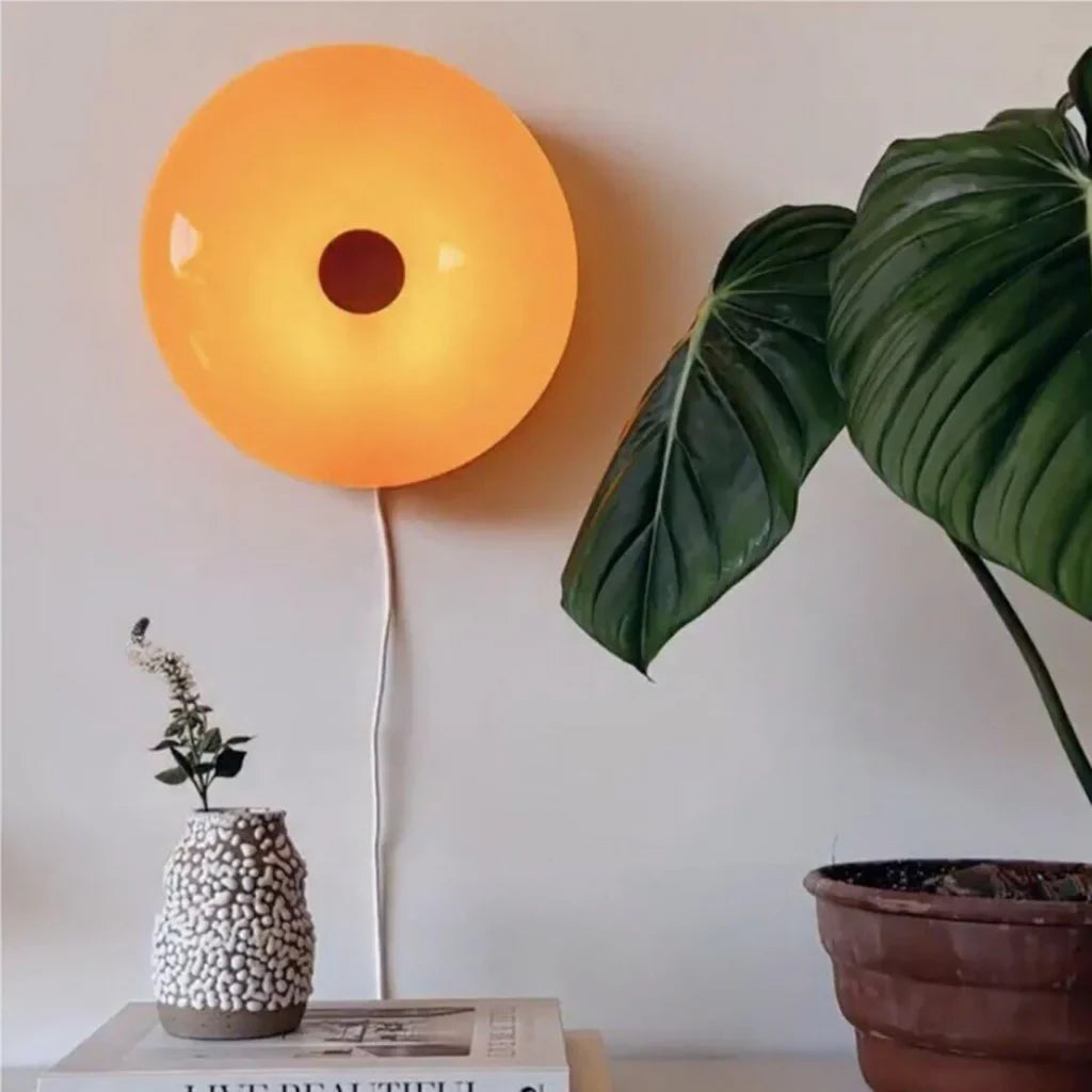 Thom - Elegante glazen wandlamp en tafellamp met LED