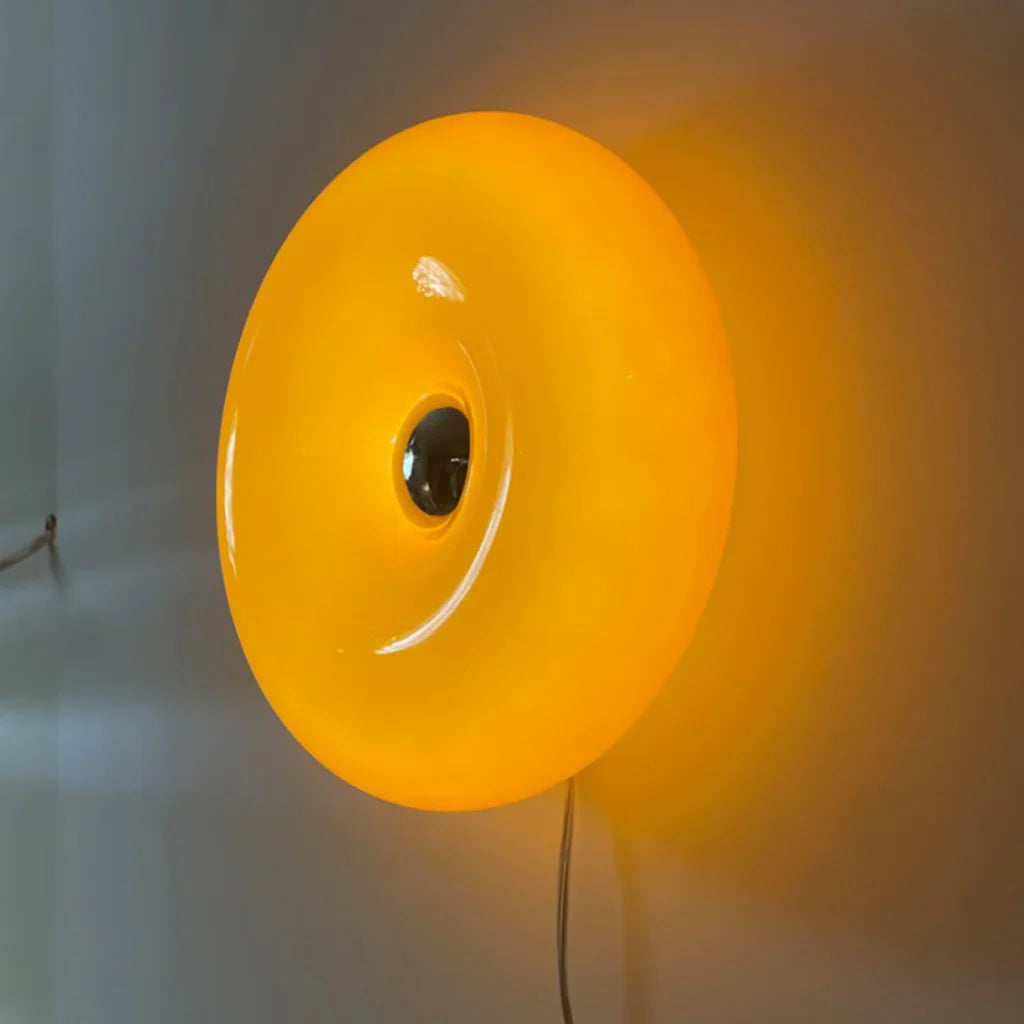 Thom - Elegante glazen wandlamp en tafellamp met LED